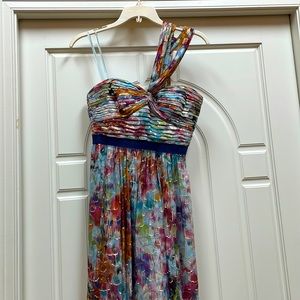 Gorgeous BCBG full-length one shoulder gown size 0. Perfect condition